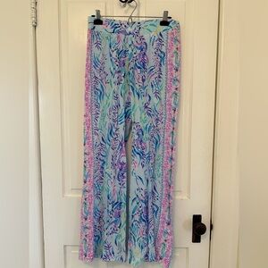 Lilly Pulitzer 33” Bal Harbour Palazzo Pants Blue Size Small - retail$128